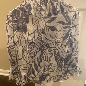 Fancy! Anne Fontaine 100% silk ruffle blouse